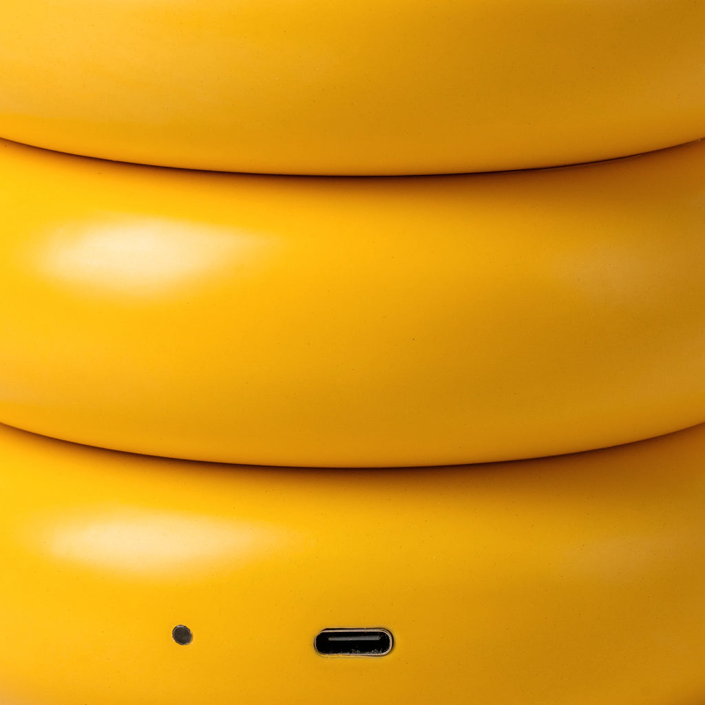 Yolk Yellow Tube Cordless Table Lamp - Miola