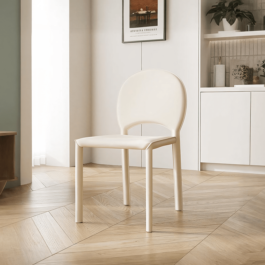Yedda Dining Chair, Cream - Miola