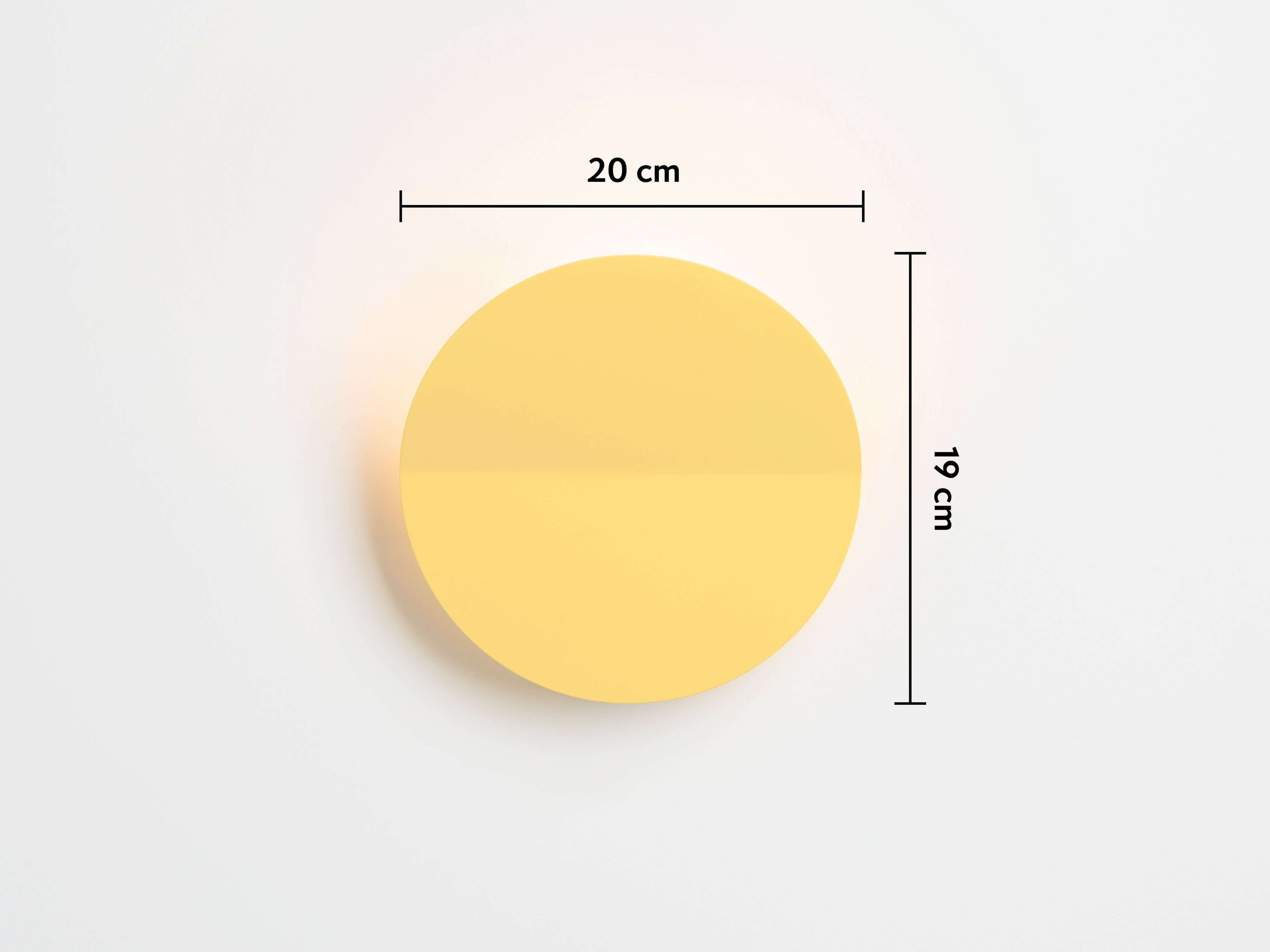 Yolk Yellow Diffuser Wall Light - Miola