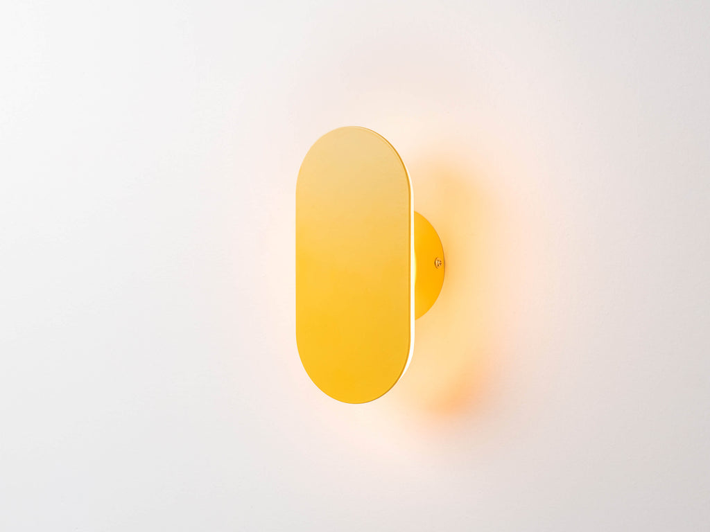 Yolk yellow mini diffuser wall light - Miola