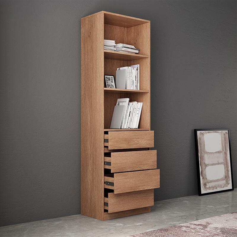 A Set Of Three Bookcases, Shelving Units - Miola