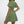 Load image into Gallery viewer, Dot Print Short Sleeve Mini Dress In Green
