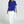 Load image into Gallery viewer, Frill Detail Short Sleeves Top In Royal Blue
