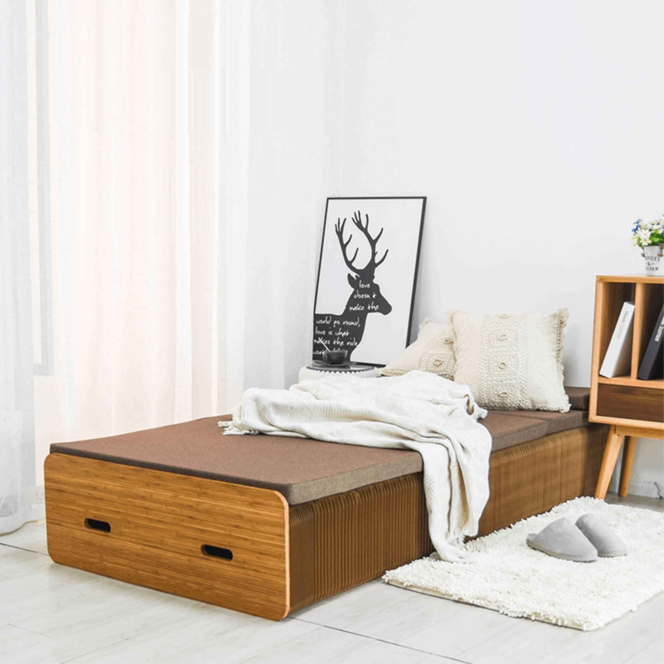 Accordion Folding Single Bed - Miola