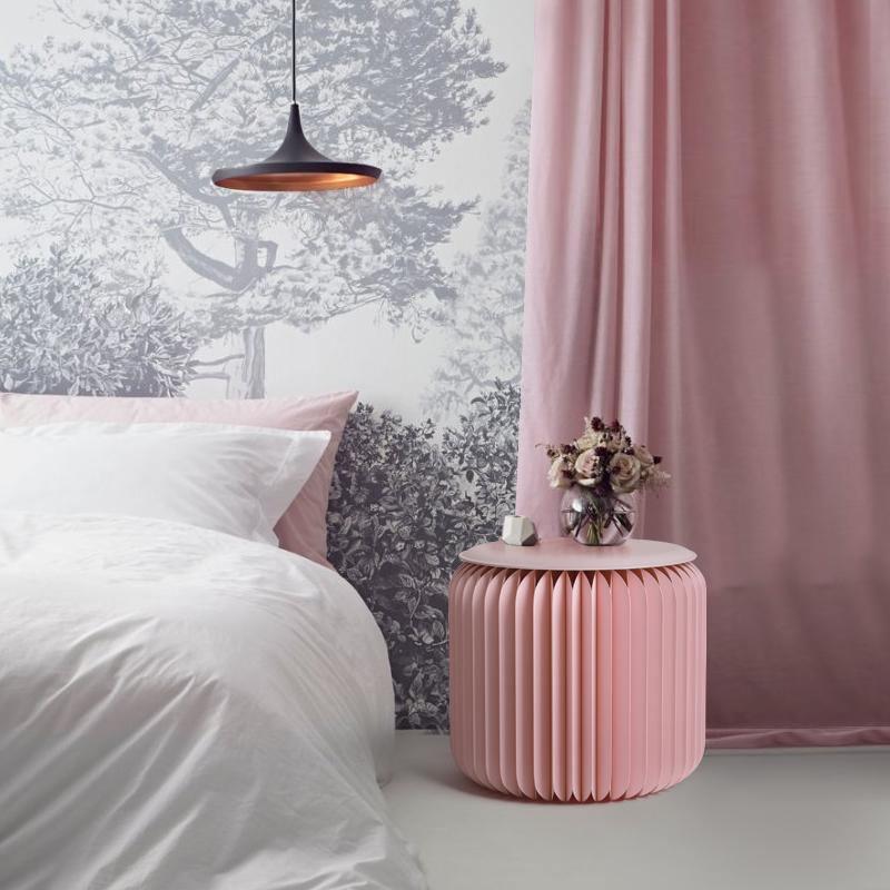 Accordion Stool Spring Pink - Miola