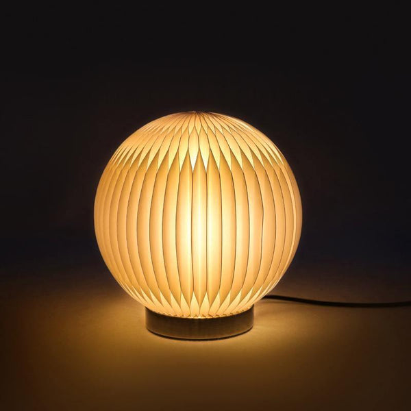 Accordion Table Lamp, Ball Shape And Cylinder Shape