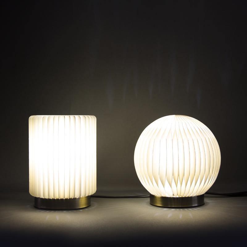 Accordion Table Lamp, Ball Shape And Cylinder Shape - Miola