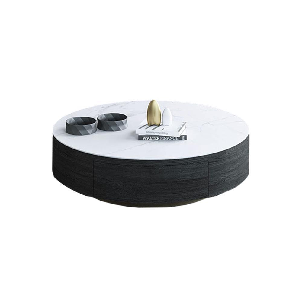 Agnes TV Stand, Black Oak - Miola