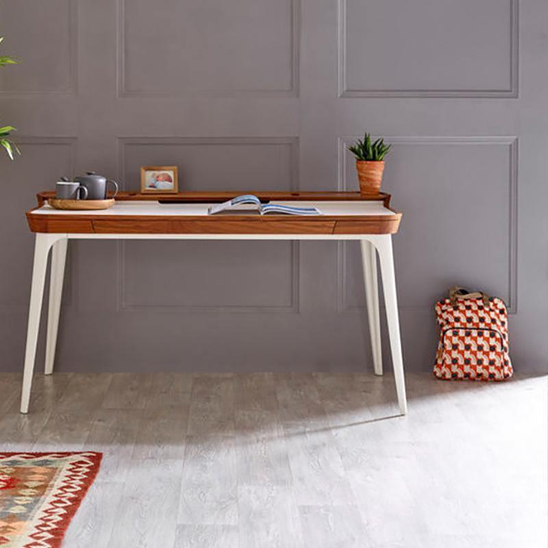 Brannan Office Desk, Wood - Miola