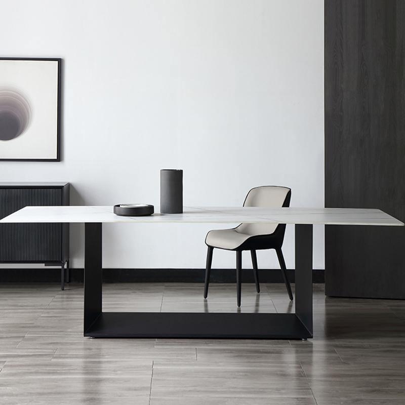 Alme Dining Table, Black Base - Miola