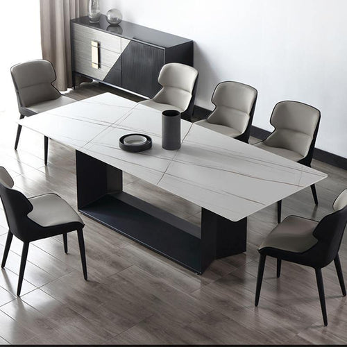 Alme Dining Table, Black Base - Miola