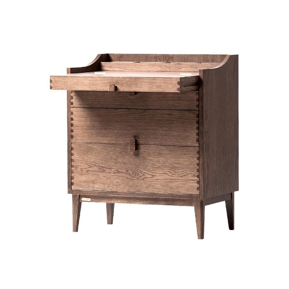 Amethyst Side Table With Extendable Working Space - Miola