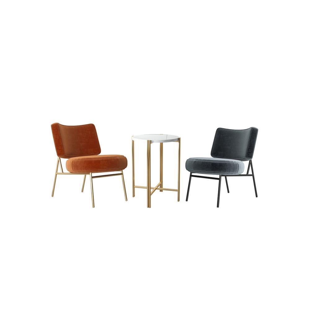 Aron Dining Chair, Velvet - Miola