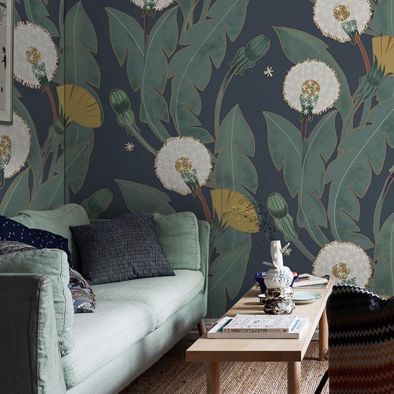 Art Nauveau Wallpaper, Dandelion - Miola
