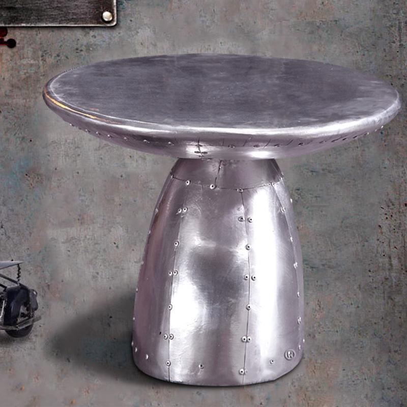 Aviator Side Table, Aluminium - Miola