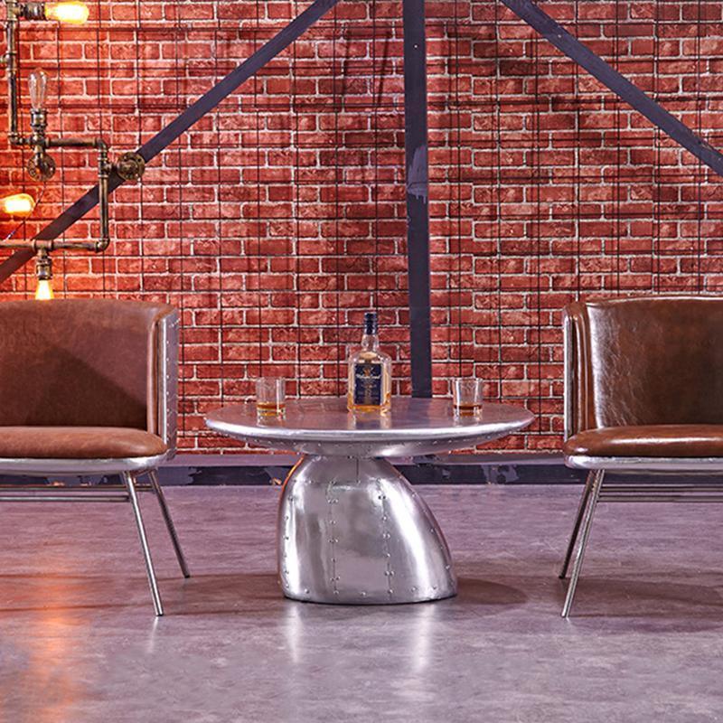 Aviator Side Table, Aluminium - Miola