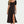 Load image into Gallery viewer, Puff Sleeve Heart Neckline Midi Dress In Black
