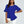 Load image into Gallery viewer, Frill Detail Short Sleeves Top In Royal Blue
