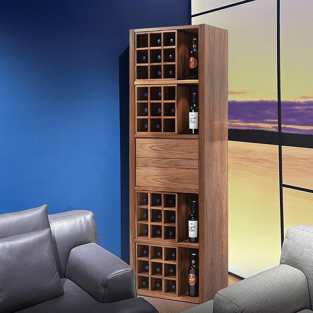 Grace Wine Cabinet, Solid Wood - Miola
