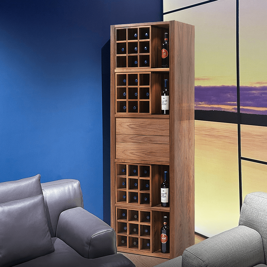 Grace Wine Cabinet, Solid Wood - Miola