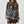 Load image into Gallery viewer, Silver Thread Zebra Print Long Sleeve Blouse Top In Black
