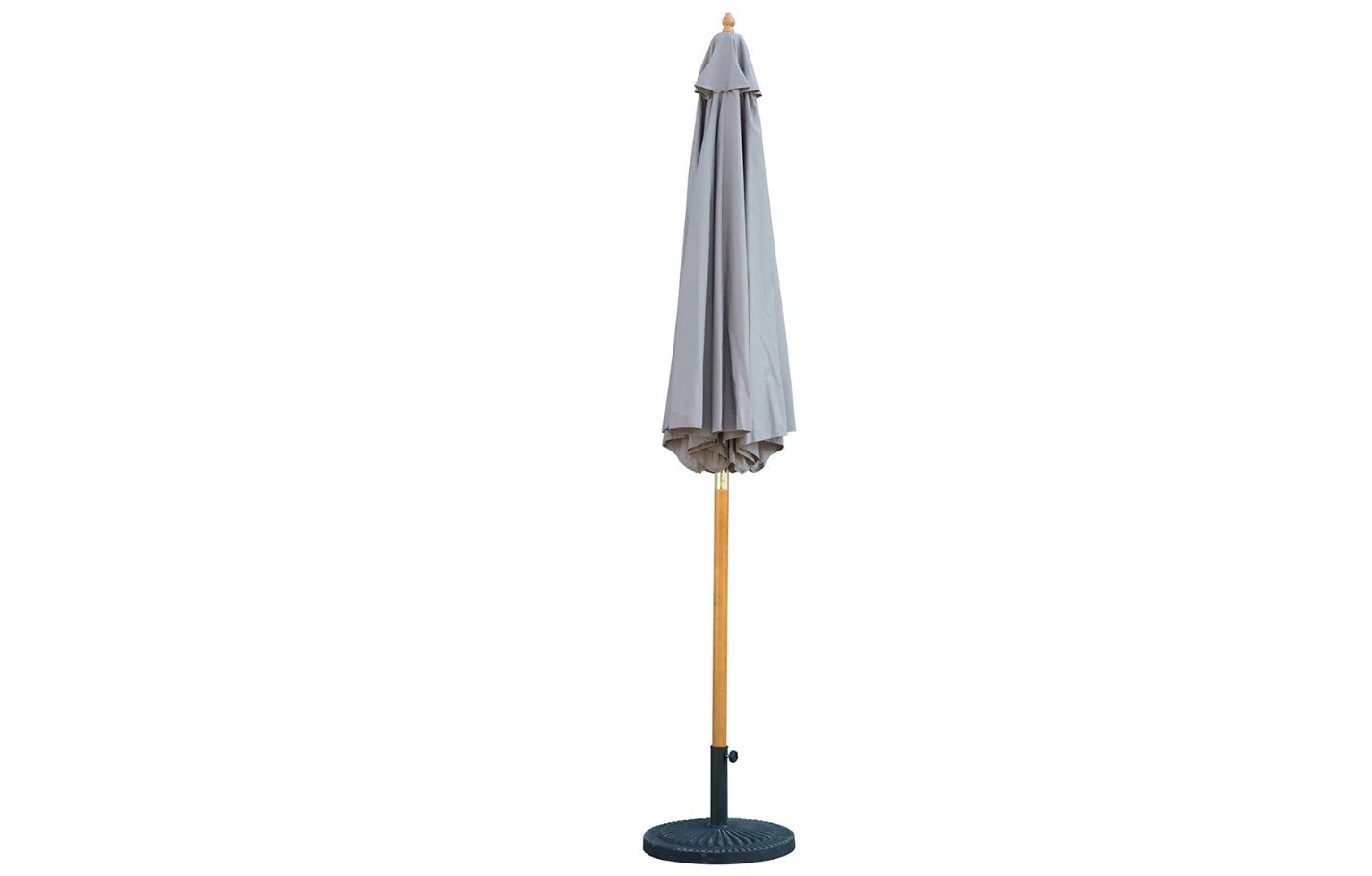 Bali Grey Wooden Parasol 2.85m - Miola