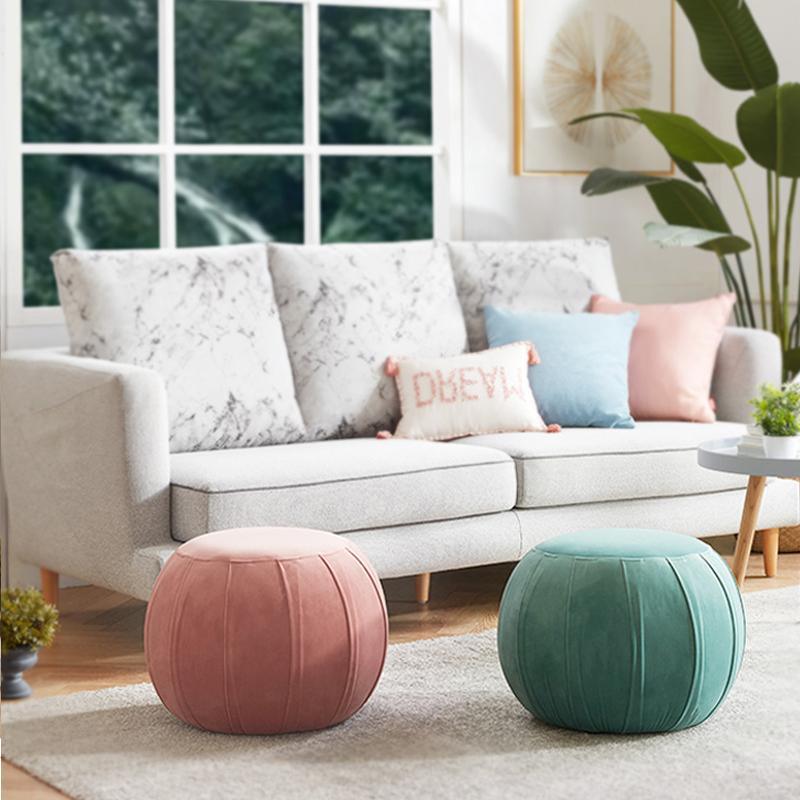 Pumpkin Stool, Pink/Green - Miola