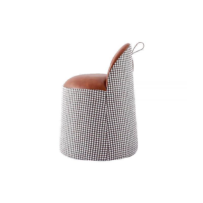 Bara Footstool, Leather - Miola