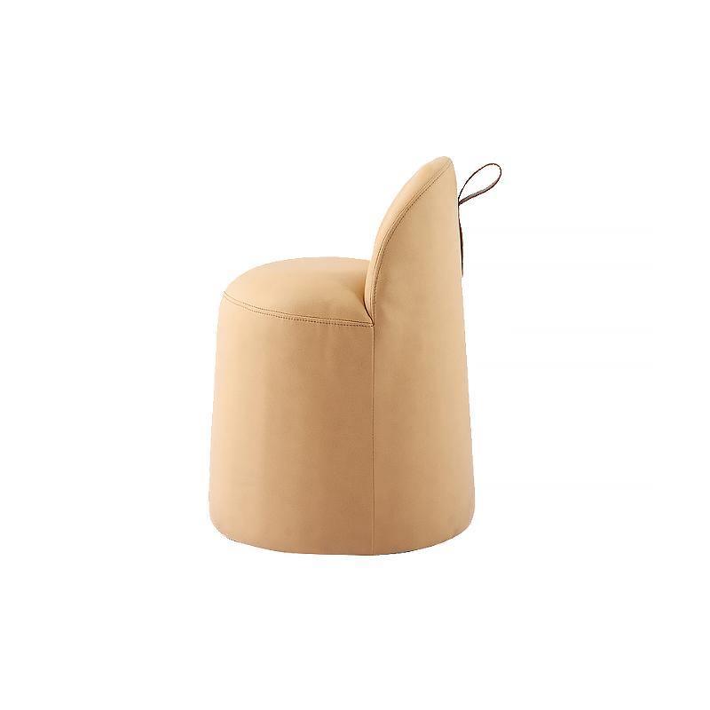 Bara Footstool, Leather - Miola