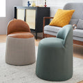 Bara Footstool, Leather - Miola