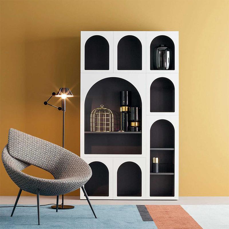 Bayron Bookcase, Shelving Unit, Six Layouts - Miola