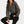 Load image into Gallery viewer, Gold Foil Leopard Print long sleeve Blouse Top In Black

