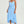 Load image into Gallery viewer, Dot Print Button Down High Low Strappy Dress In Light Blue
