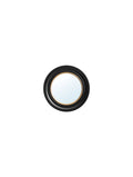Round Mirror - Black and Gold - Miola
