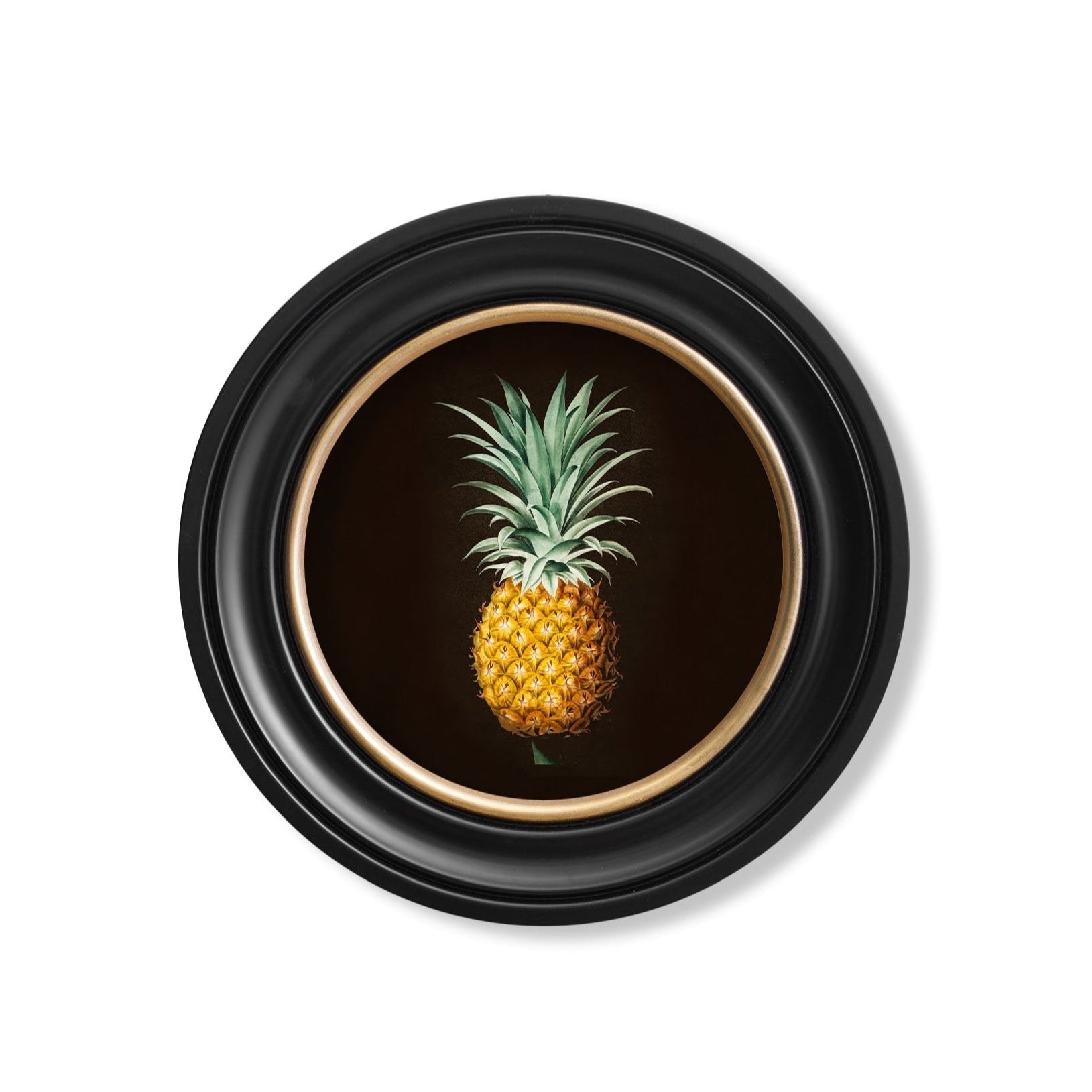 Pineapple Study - Round Frame - The Weird & Wonderful