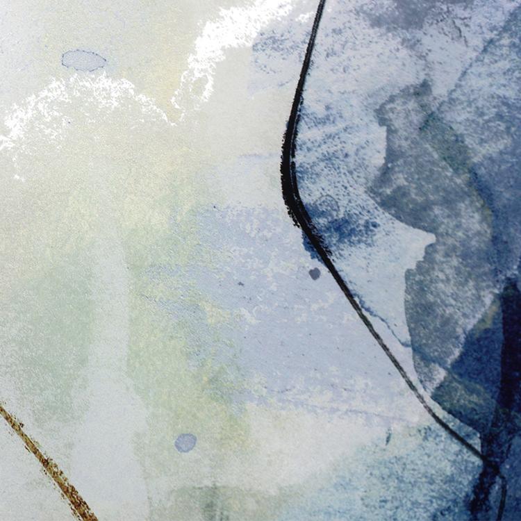 Blue Framed Wall Art Print 70*70cm - Miola