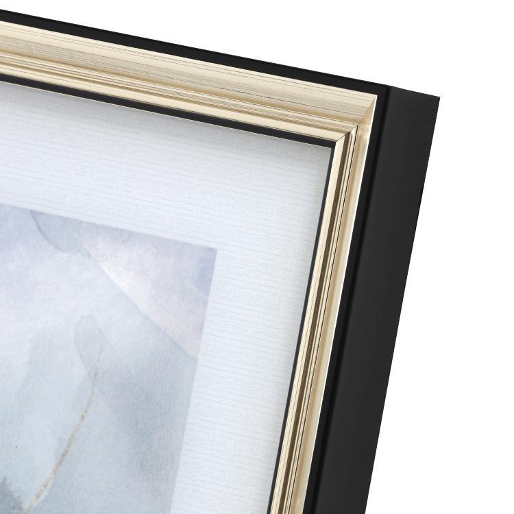 Blue Framed Wall Art Print 70*70cm - Miola