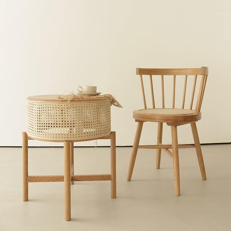 Bowden Rattan Side Table - Miola