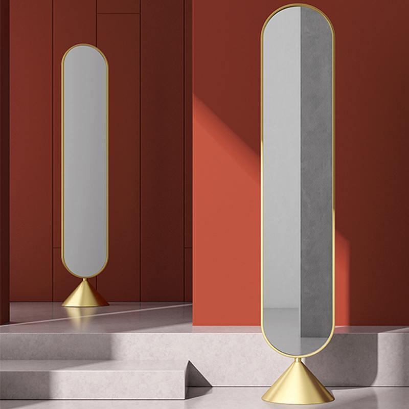 Boxford Modern Full Length Mirror, Gold Or Black - Miola
