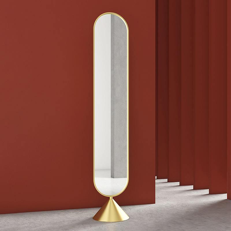 Boxford Modern Full Length Mirror, Gold Or Black - Miola