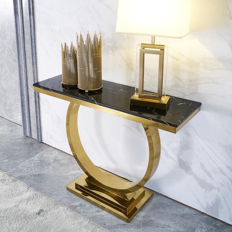 Brody Console Table, Black - Miola