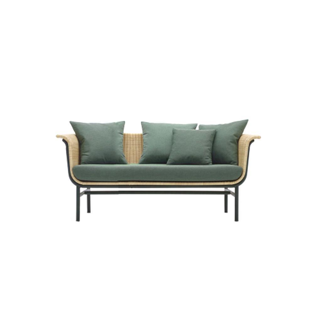 Budron Rattan Single Sofa, Two Seater, Indoor/ Outdoor Furniture - Miola