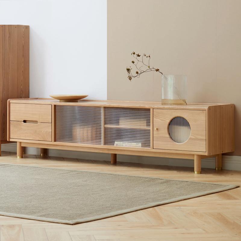 Canaz TV Stand, Ash Wood - Miola