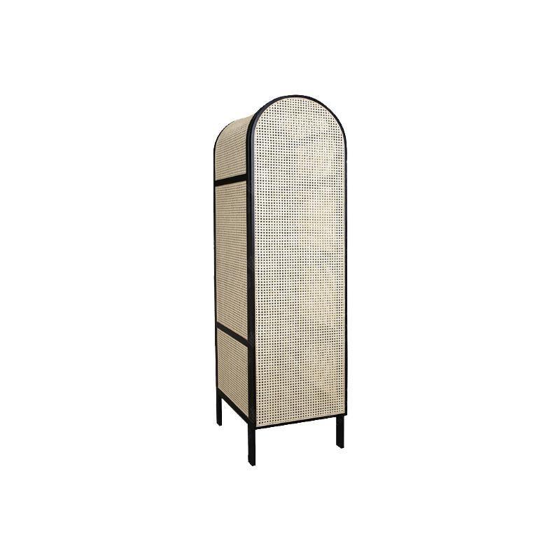 Melisa Rattan Wardrobe, Oak, Solid Wood - Miola
