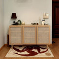 Gummy Cane Shoe Storage, Natural Rattan & Oak - Miola