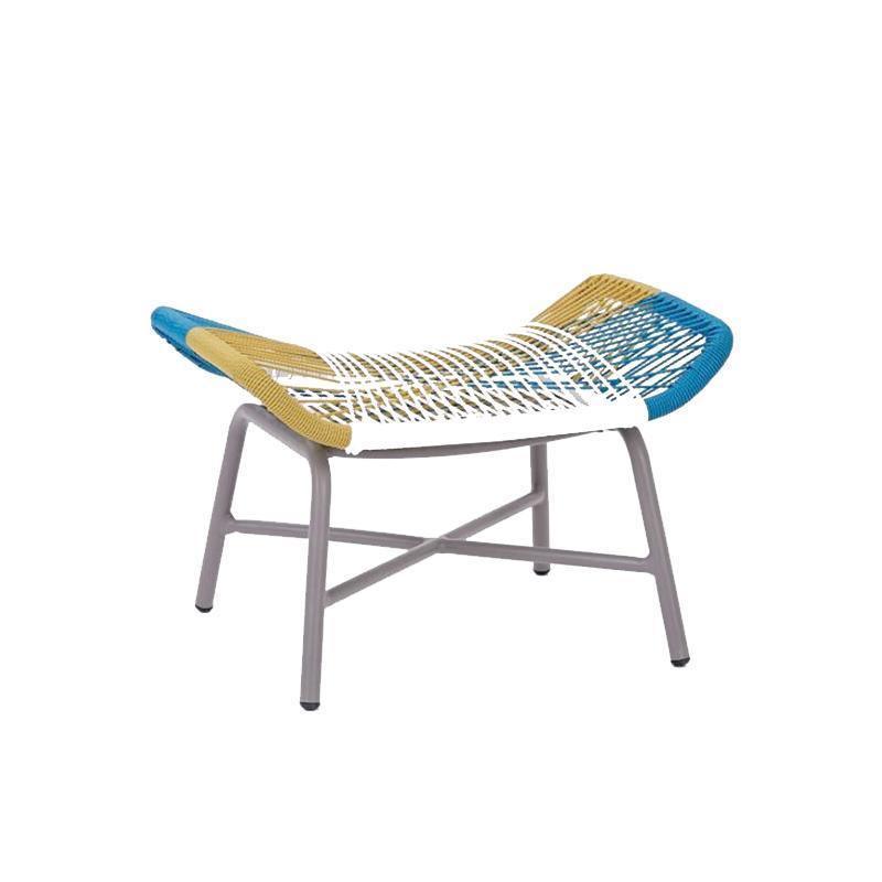 Carmean Rattan Chair and Footstool, Outdoor - Miola