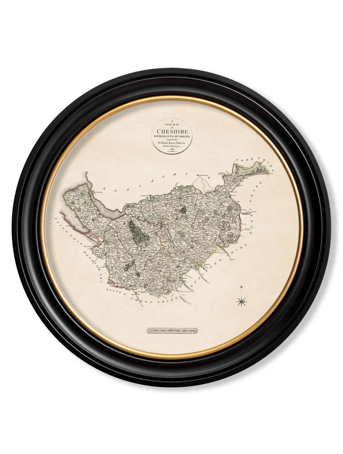 c.1806 County Maps of England - Round
