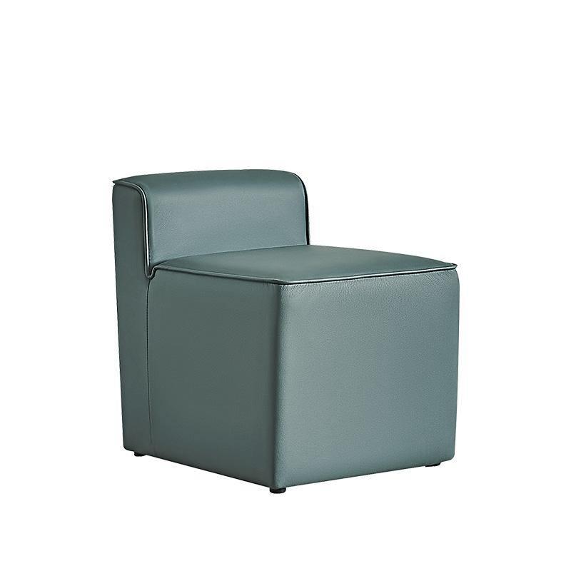 Clay Footstool, Leather - Miola