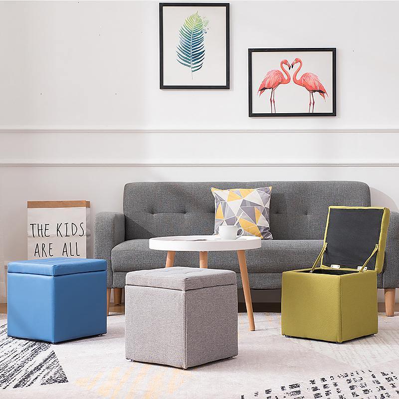 Cube Footstool With Storage - Miola