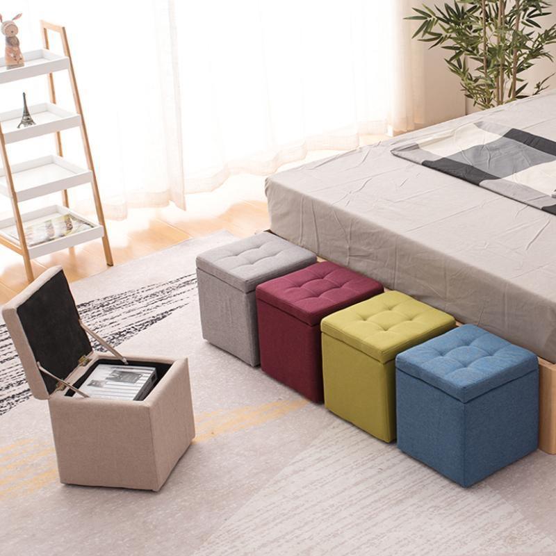 Cube Footstool With Storage - Miola